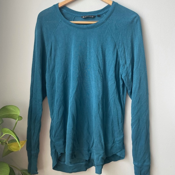 Athleta Coaster Luxe Sweatshirt-Size Large - Picture 1 of 4